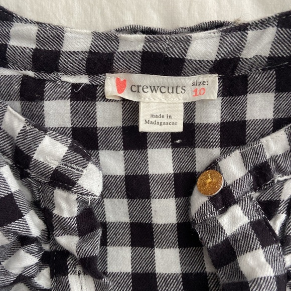 Crewcuts black and white flannel tunic dress - Picture 4 of 7